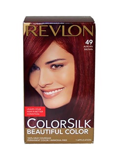 Revlon Colorsilk Beautiful Color Auburn Brown 49 