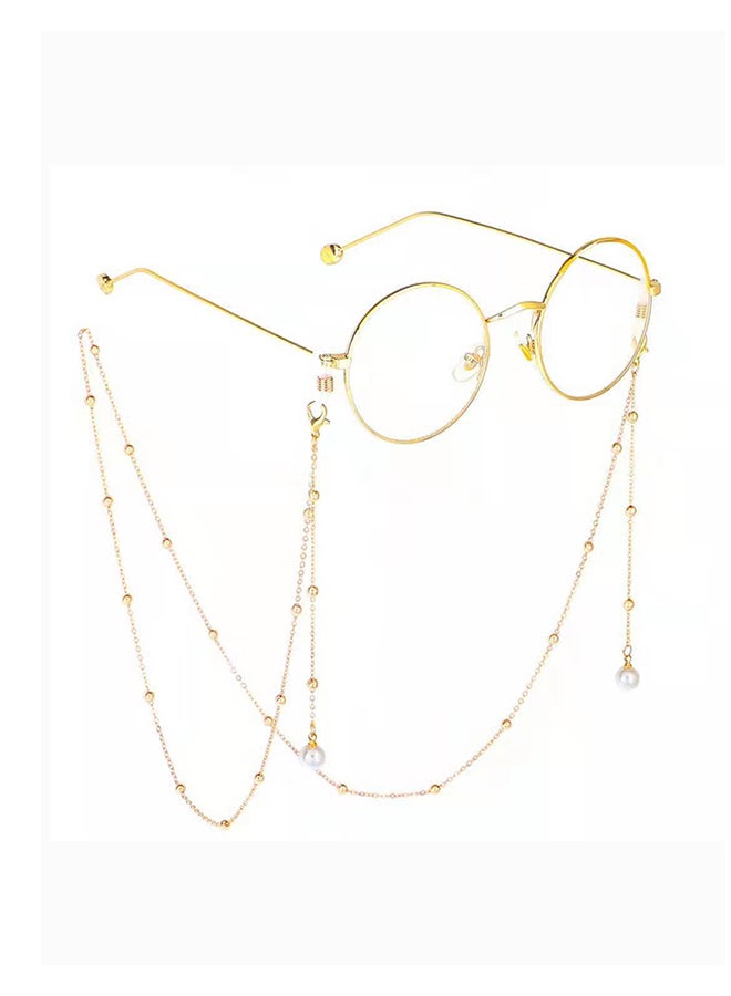 Generic Women's Anti-Slip Beaded Eyeglass Chain 