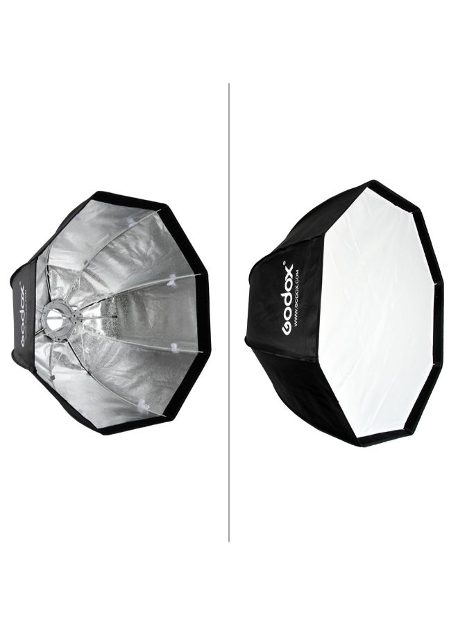 Godox Portable Octagon Umbrella Soft Box 80centimeter White/Black  - Image 5