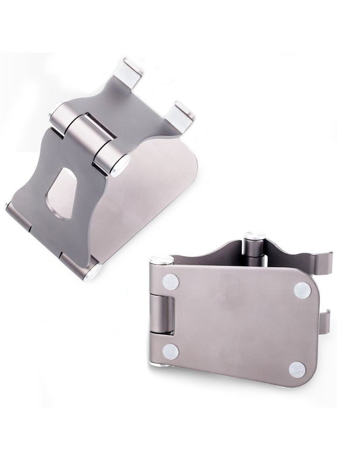 Folding Desktop Mobile Phone Holder Silver - Image 2