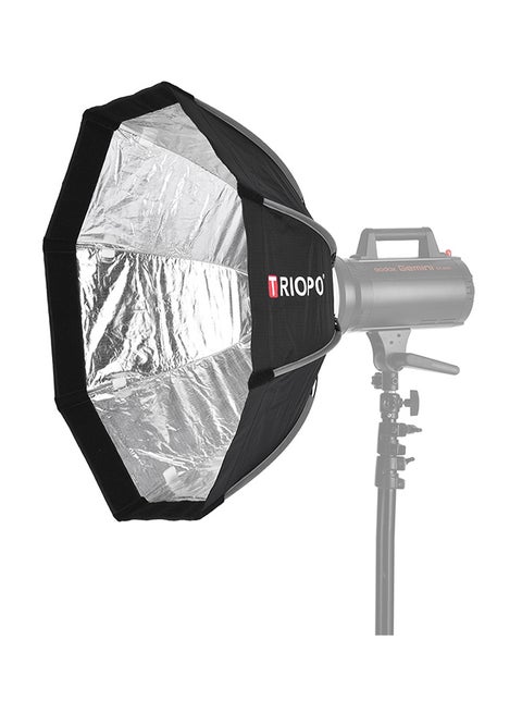 8-Pole Foldable Octagon Softbox 65cm White/Silver