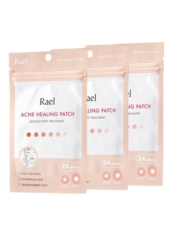 Rael Pack Of 3 Acne Pimple Healing Patch Clear - Image 1