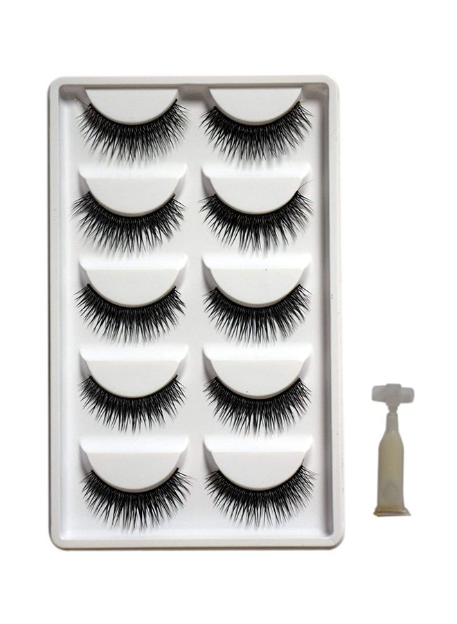 Styling Eyelash Day And Night Pack With Glue Black