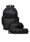 WALLACE Kids Unisex Essential Backpack Set Black