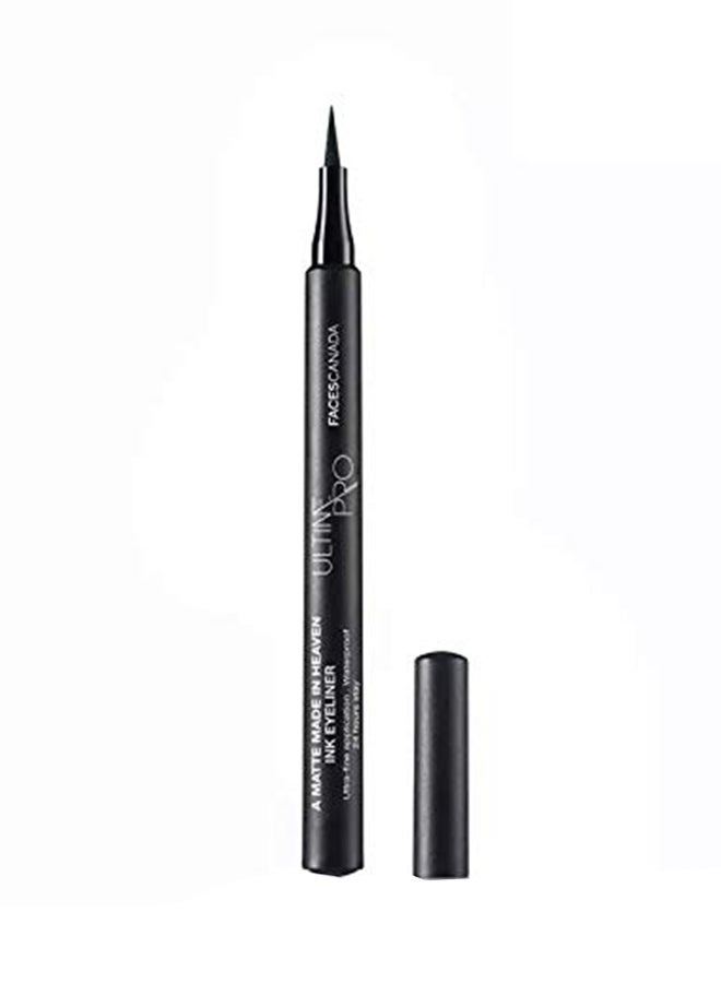 Faces Ultime Pro A Matte Eye Liner Kohl Black - Image 1