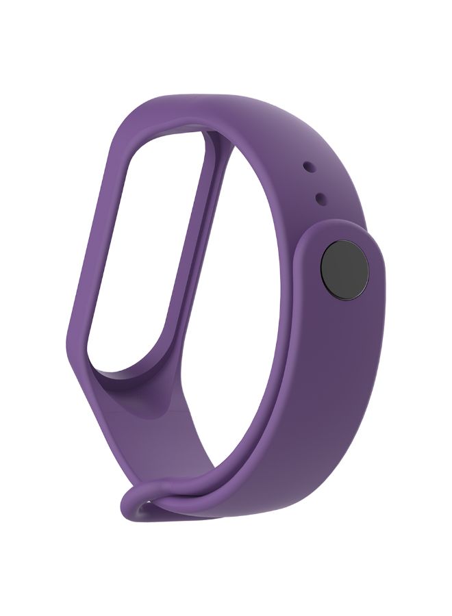 Replacement Watch Band For Xiaomi Mi Band 4 Purple - Image 2