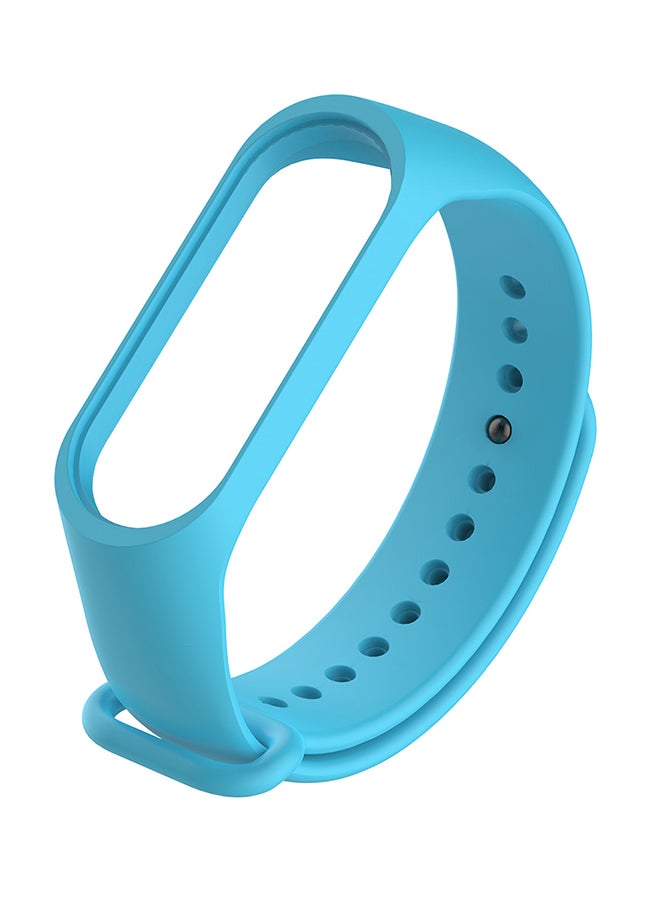 Polyurethane Replacement Strap For Xiaomi Mi Band 4 Blue - Image 1