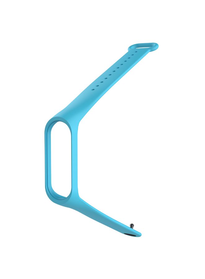 Polyurethane Replacement Strap For Xiaomi Mi Band 4 Blue - Image 3