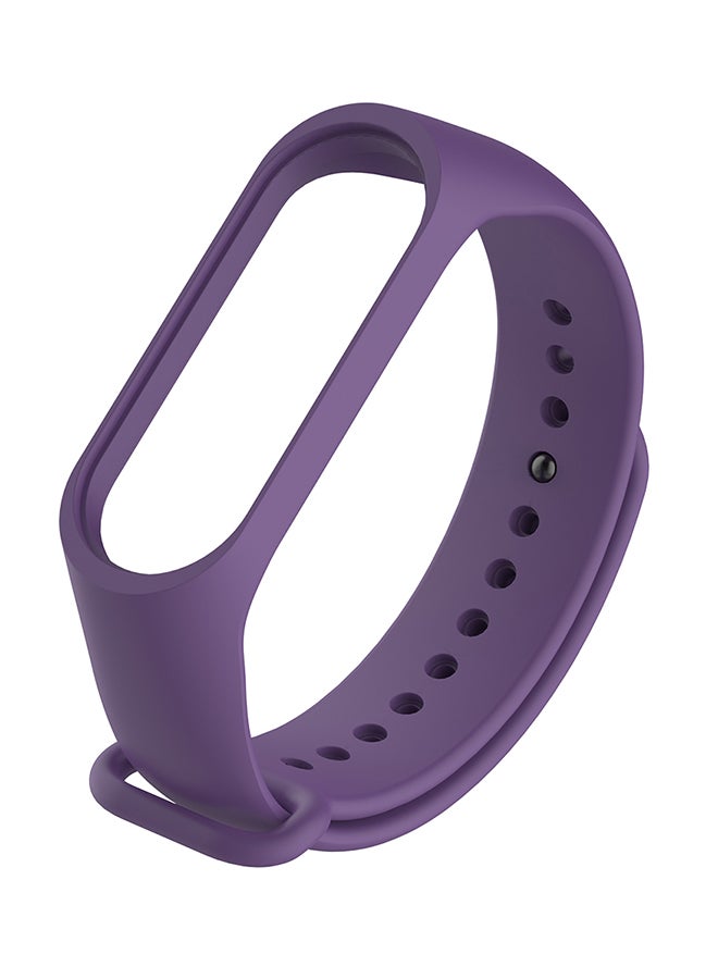 Replacement Watch Band For Xiaomi Mi Band 4 Purple - Image 1