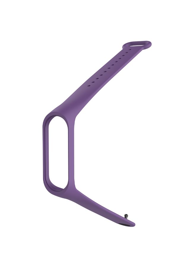 Replacement Watch Band For Xiaomi Mi Band 4 Purple - Image 3