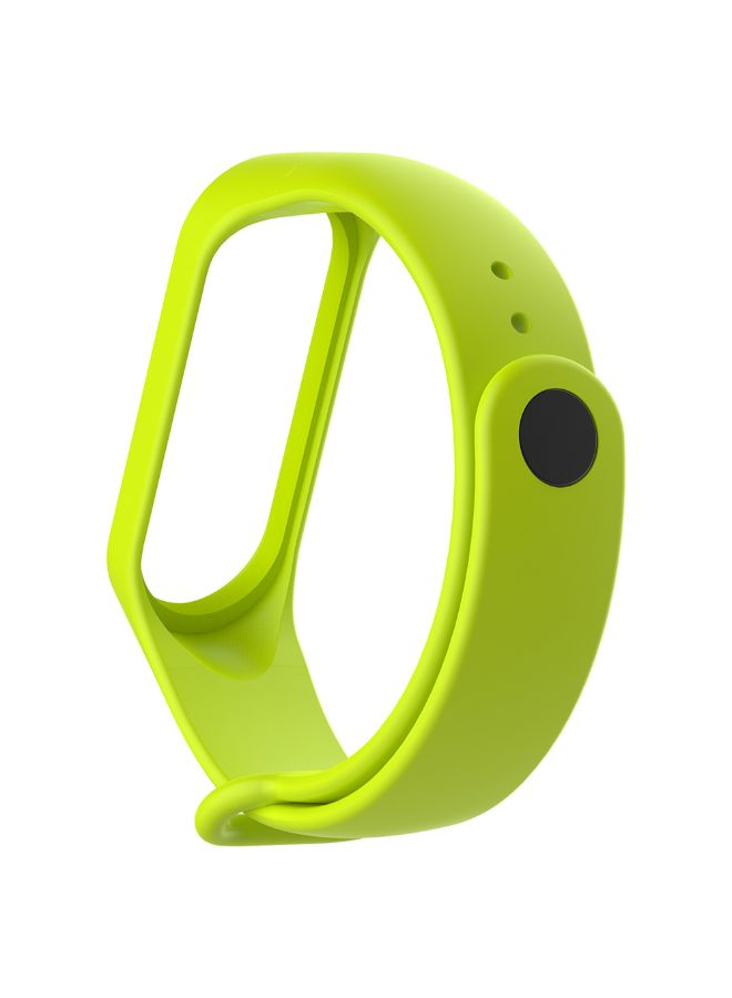 Polyurethane Replacement Watch Band For Xiaomi Mi Band 4 Green - Image 2
