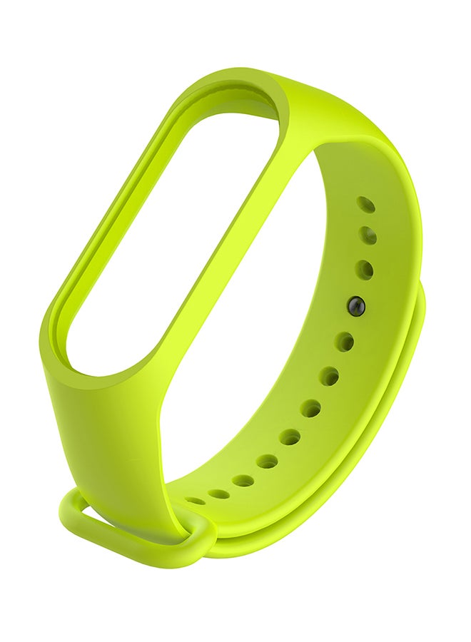 Polyurethane Replacement Watch Band For Xiaomi Mi Band 4 Green - Image 1