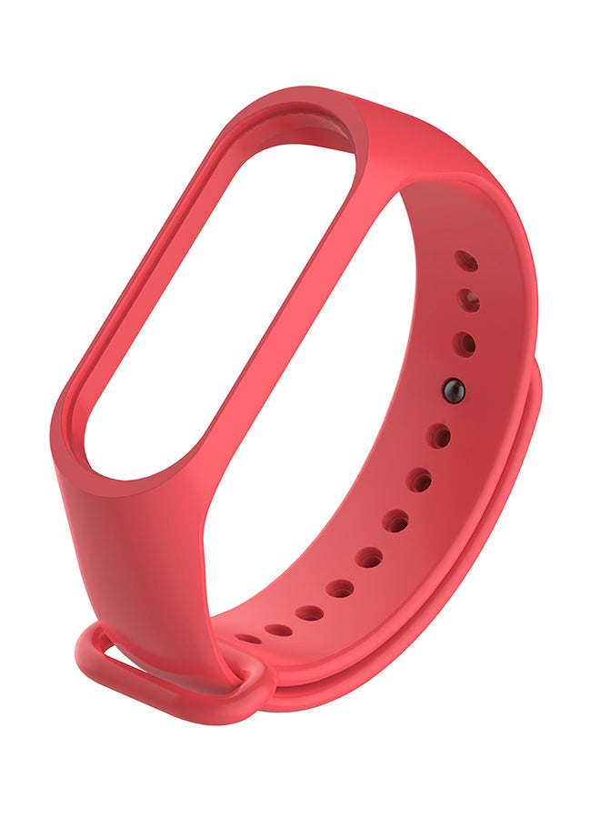 Polyurethane Replacement Band For Xiaomi Mi Band 4 Red - Image 1