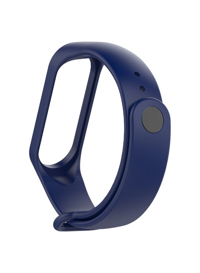 Replacement Watch Band For Xiaomi Mi Band 4 Navy Blue - Image 2