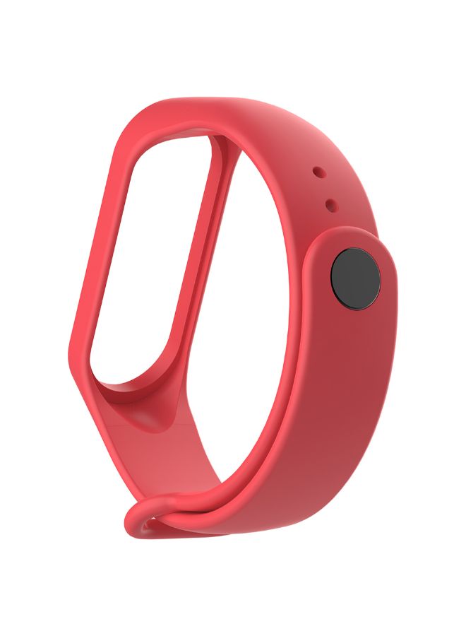 Polyurethane Replacement Band For Xiaomi Mi Band 4 Red - Image 2