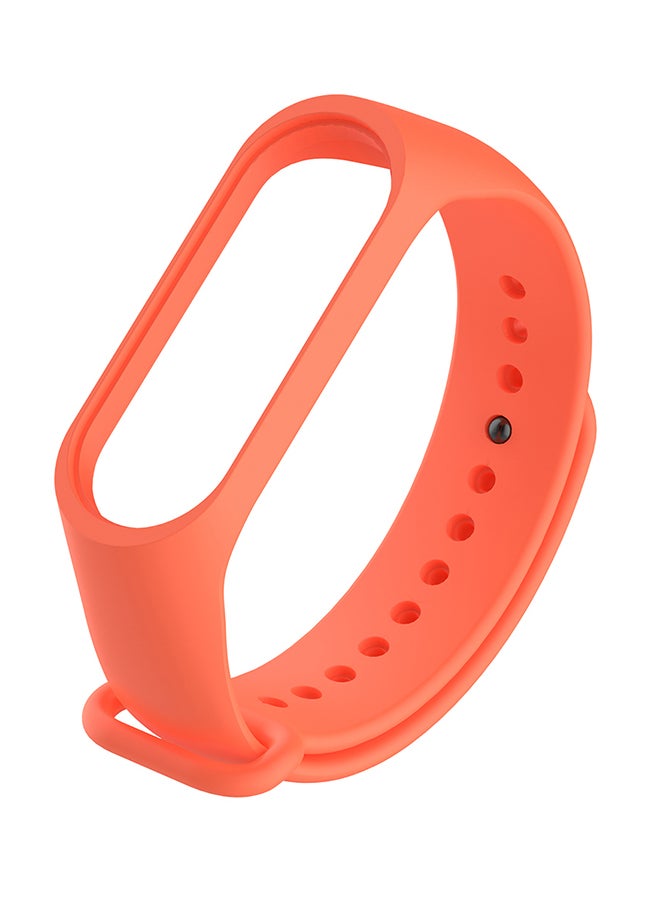 Replacement Watch Band For Xiaomi Mi Band 4 Orange - Image 1
