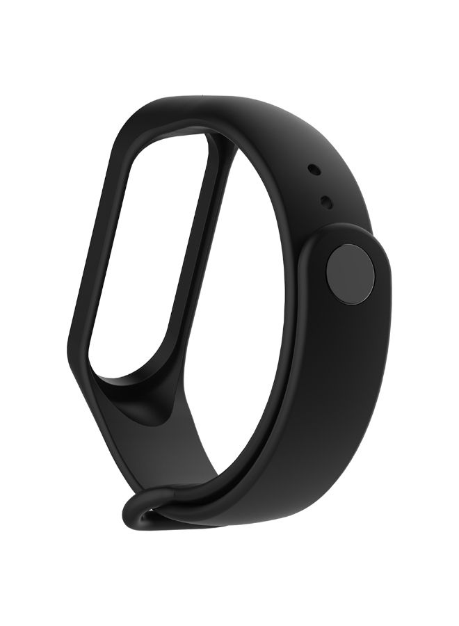 Replacement Watch Strap For Xiaomi Mi Band 4 Black  - Image 2