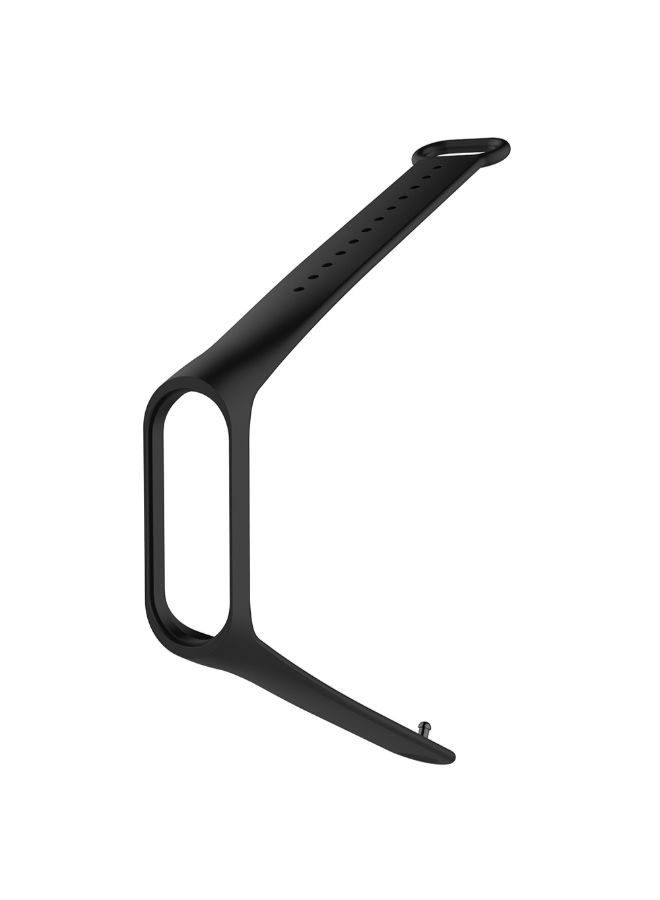 Replacement Watch Strap For Xiaomi Mi Band 4 Black  - Image 3