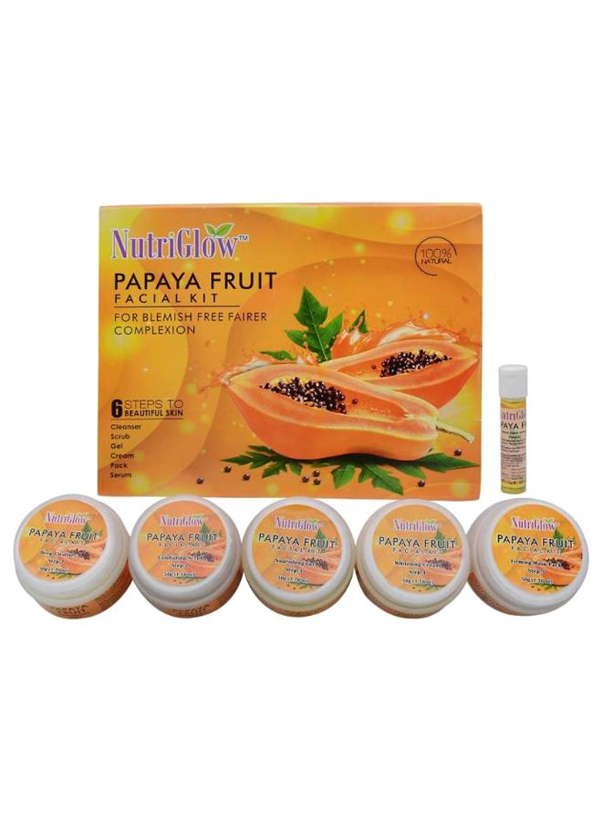 NUTRIGLOW Papaya Facial Kit Multicolour
