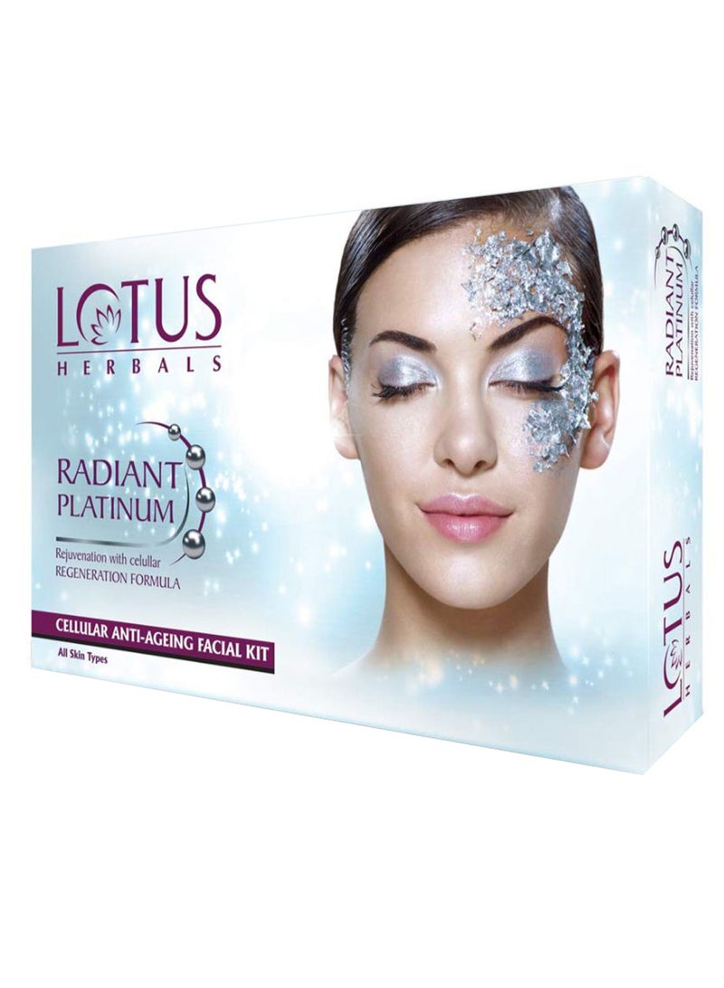 Lotus Radiant Platinum Facial Kit Multicolour 37grams