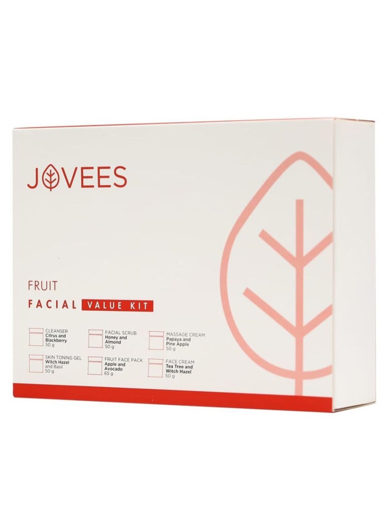 Jovees Fruit Facial Kit Multicolour 0.8X0.7X2inch