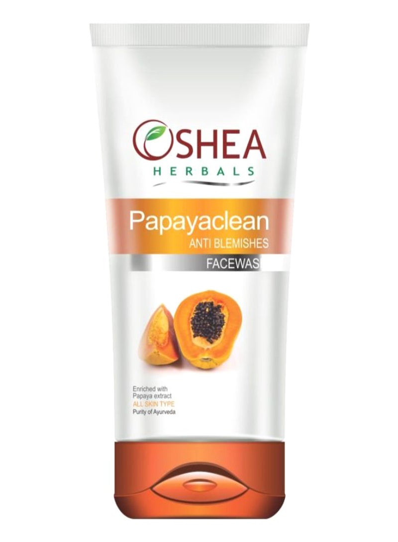 أوشيا غسول الوجه بابايا كلين مضاد للشوائب برتقالي 80جرام