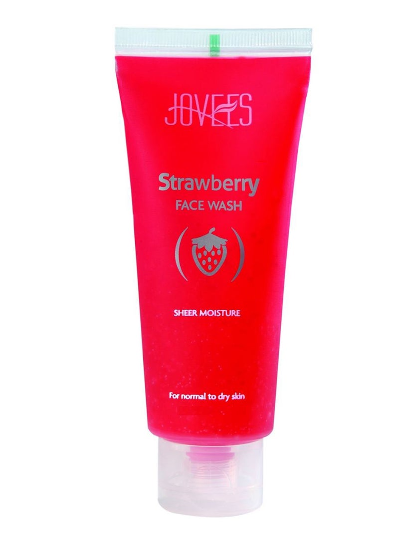 Jovees Pack Of 2 Strawberry Face Wash Pink 2 x 120ml