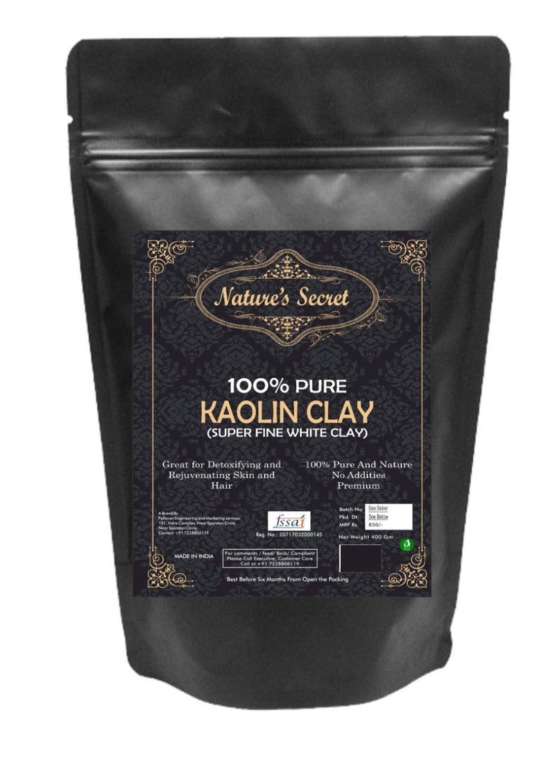 Nature's Secret Kaolin Clay Face Mask White 400grams 
