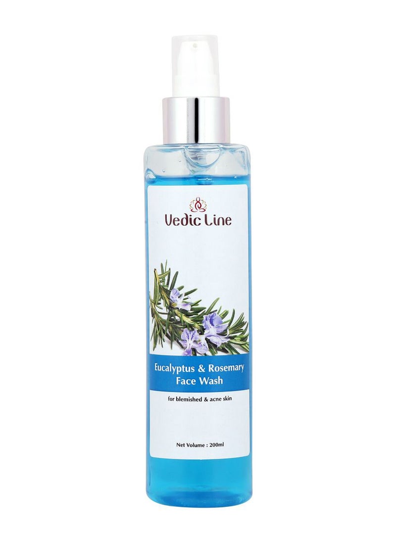 Vedicline Eucalyptus And Rosemary Face Wash Blue 200ml