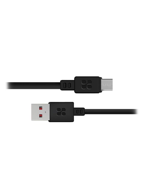 Super-Durable Data & Charge USB-A to Micro-USB Cable 1.2M Black