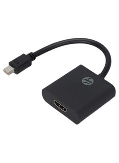HP Mini Display Port To HDMI Adaptor Black/Silver  - Image 2