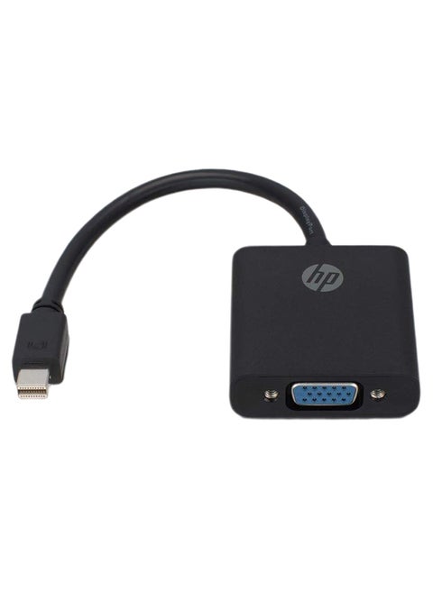 Mini Display Port To VGA Adaptor Black/Silver