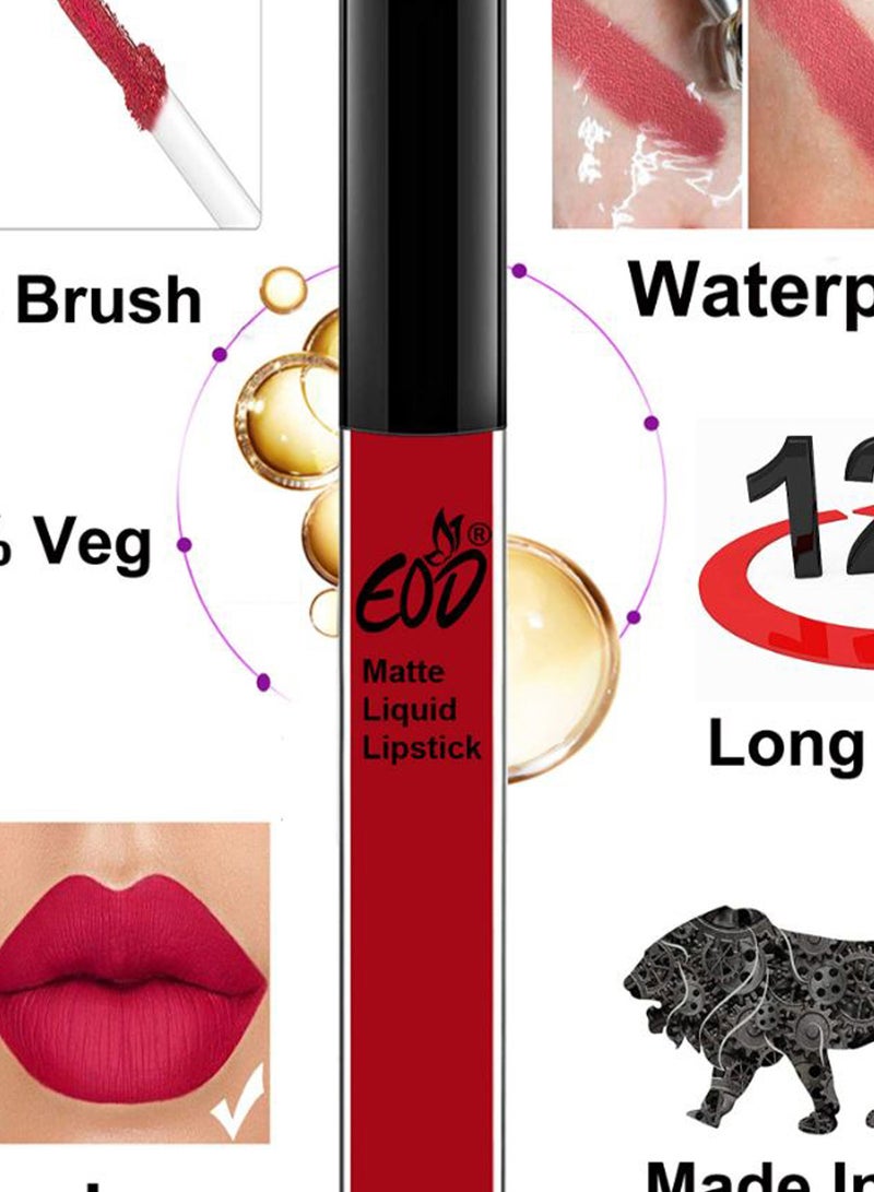 EOD 2-Piece Liquid Matte Lipstick Set Peaches Pink/Pinkish Nude - Image 2