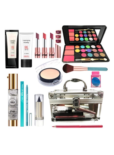 13-Piece All-In-One Make-Up Kit Multicolour