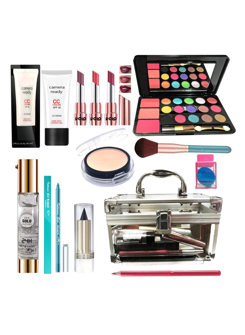 13-Piece All-In-One Make-Up Kit Multicolour