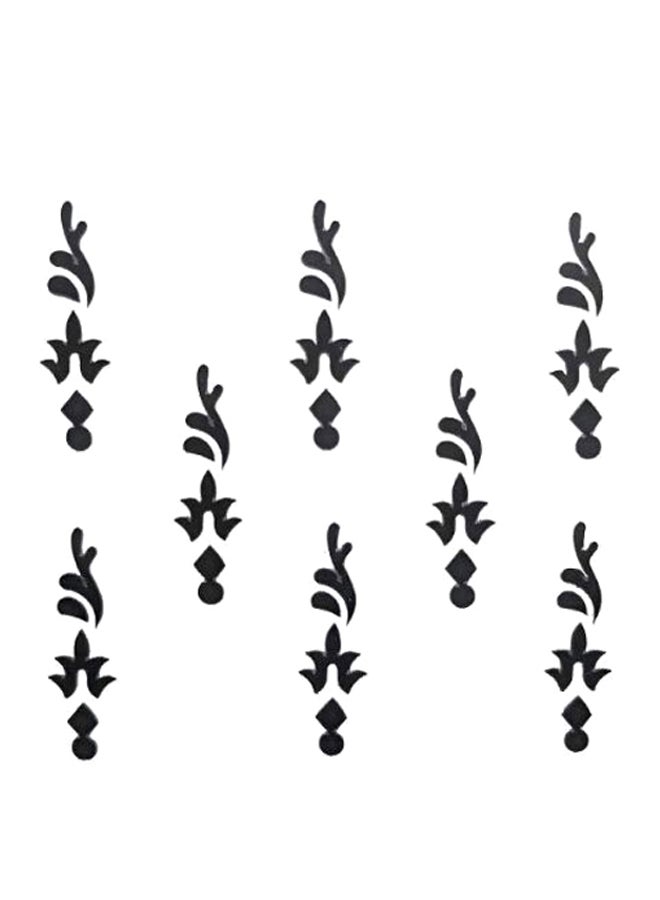 كوميت باسترز حلية بيندي أنيقة لتزيين الجبين أسود - Image 2