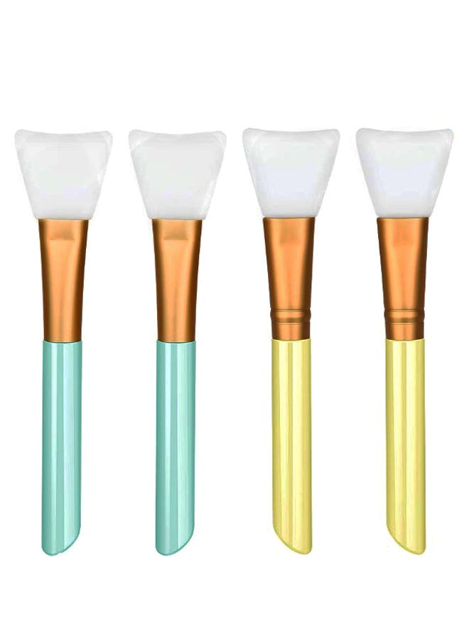 4-Piece Face Mask Applicator Brush Set Multicolour