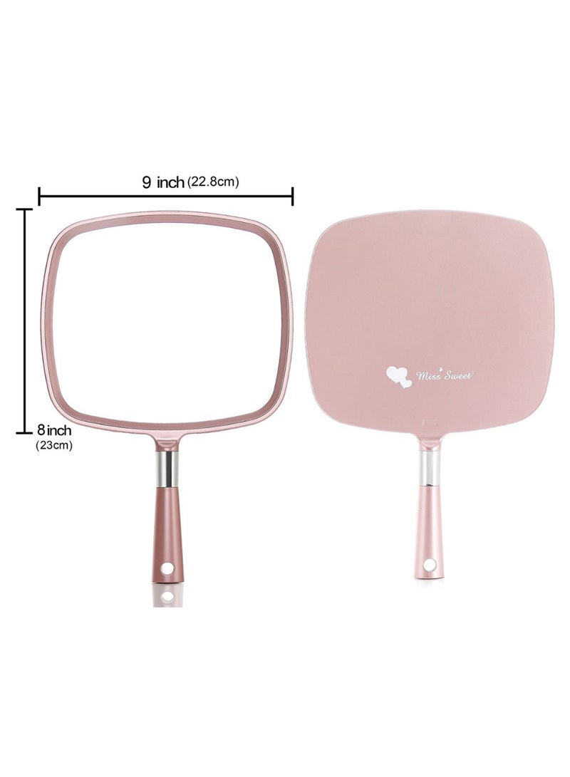 Miss Sweet Handheld Makeup Mirror Rose Gold - Image 2