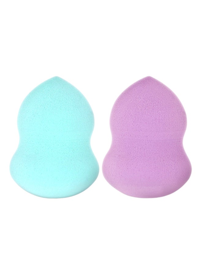 Panache Pack Of 2 Makeup Blending Sponge Blue/Purple 