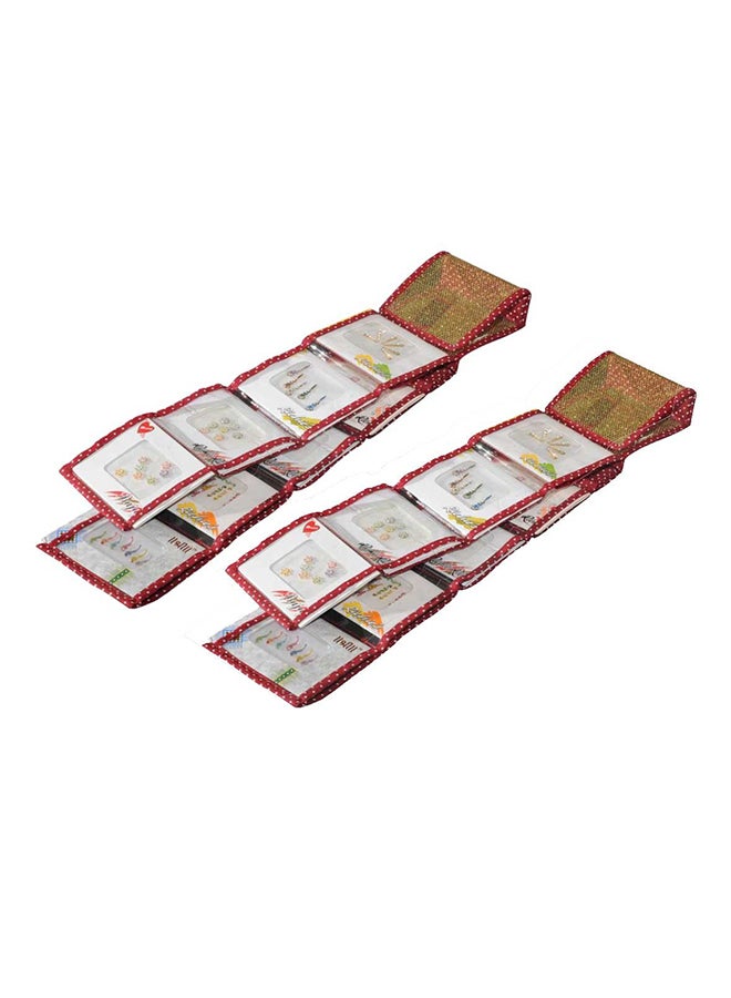 SRAJANAA Pack Of 2 16 Packets Special Bindi Kit Pvc Box Multicolour  - Image 2