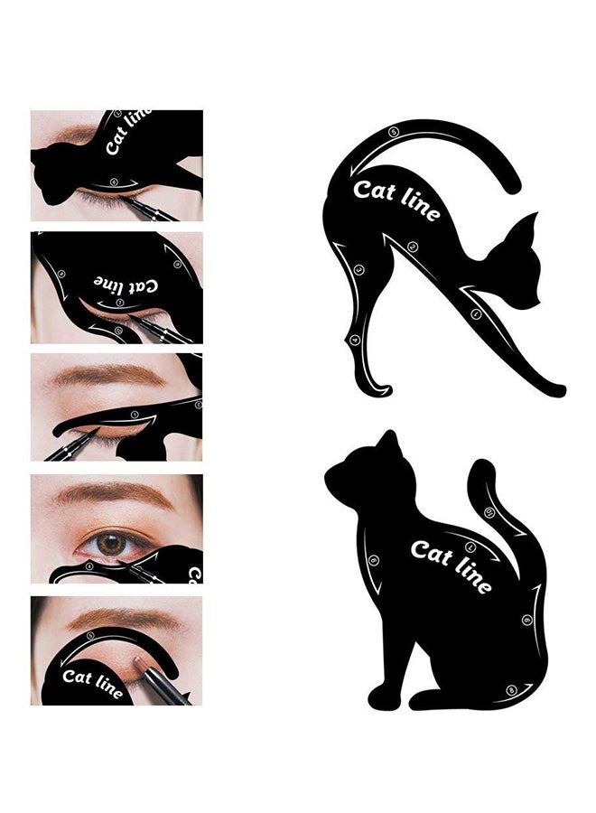 جاردن أوف آرت ستنسل لتحديد العيون كات لاين أسود - Image 2