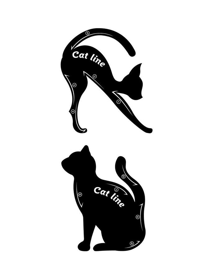 جاردن أوف آرت ستنسل لتحديد العيون كات لاين أسود - Image 1