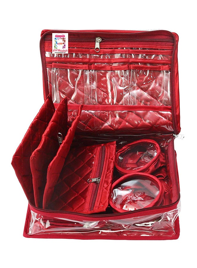 أتوراكوشون Multipurpose  Cosmetic Organizer أحمر 