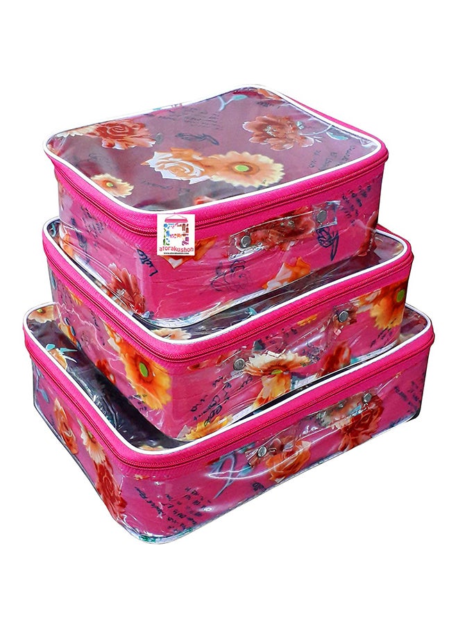 أتوراكوشون Set Of 3 Multipurpose  Pouches متعدد الألوان 