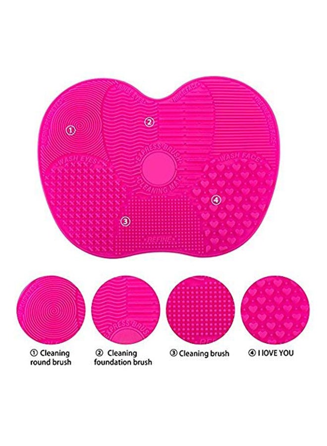 اي دي اس لوحة تنظيف فرشاة مستحضرات التجميل وردي - Image 2