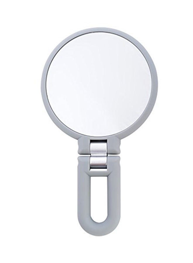 دانييل مرآة محمولة باليد بتصميم قابل للطي ولمسة ناعمة رمادي - Image 2