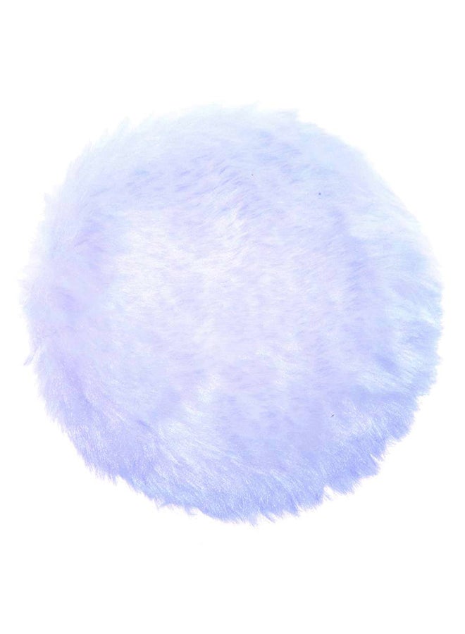 5-Piece Round Large Fluffy Puff White - v1566877618/N29260406A_1