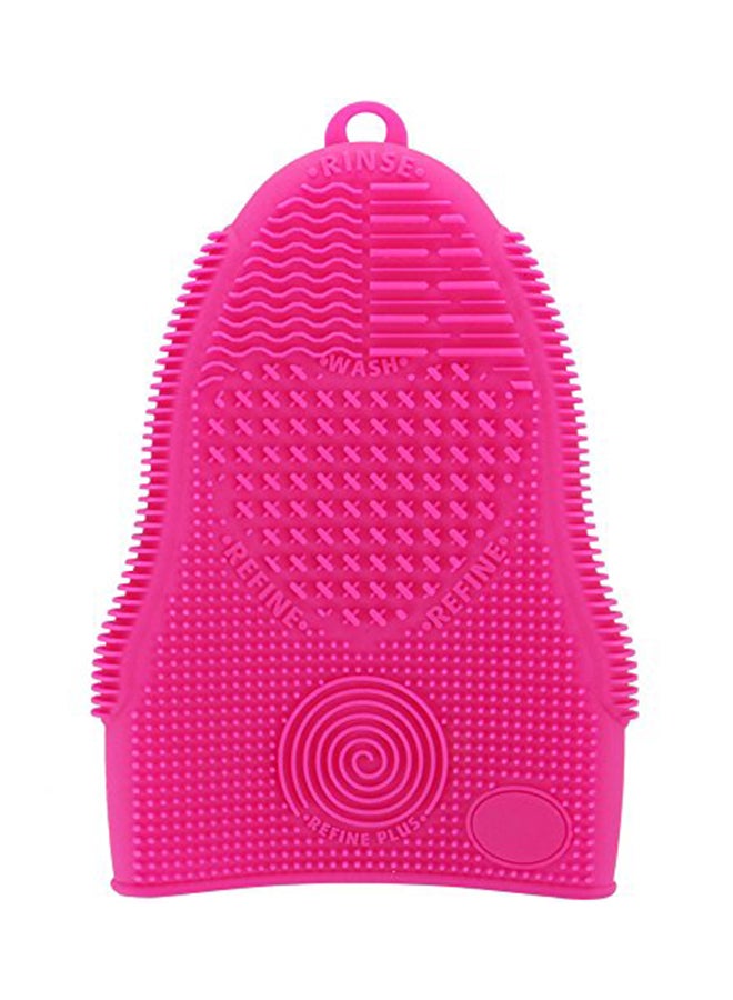 ScivoKaval - Silicone Makeup Brush Cleaner Glove Mat Pink - Image 1
