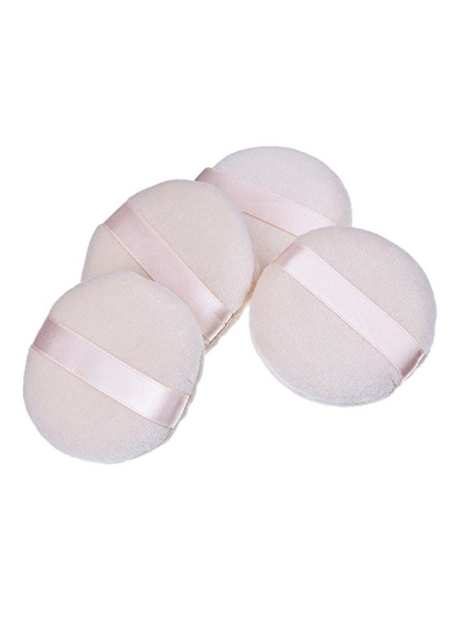 إي بوت مجموعة إسفنجات منفوخة وناعمة للبودرة مكونة من 4 قطع أبيض