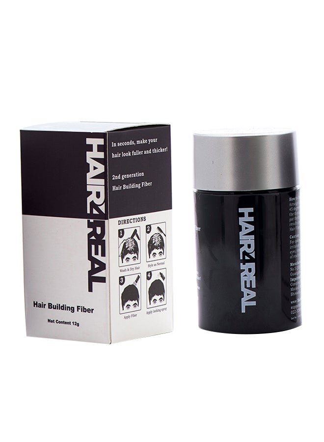 HAIR4REAL - Hair Loss Concealer Fibre Black 12grams - Image 1